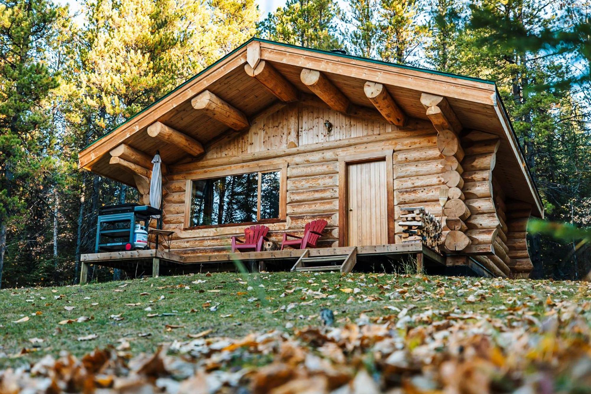 Rocky Mountain Escape Log - Rock * Rock Lake Lodge Provincial Park